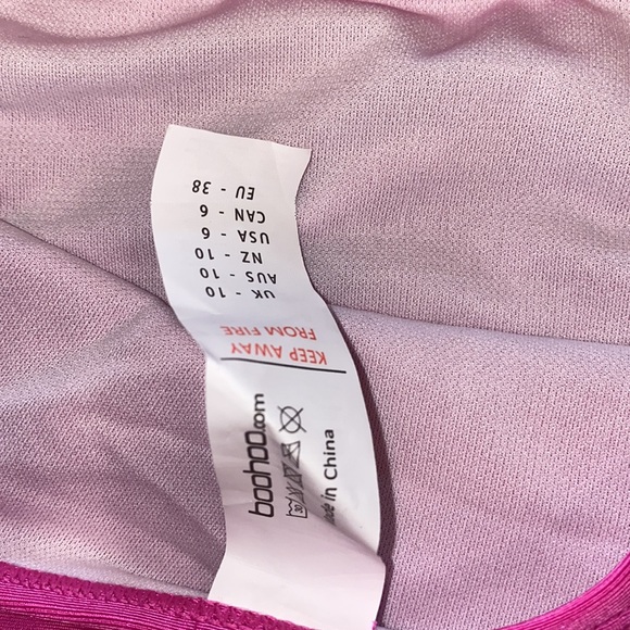 BOOHOO: hot pink bikini never worn size 6 - Picture 7 of 7